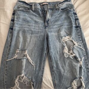 Sonoma Blue Flare Wide Leg Jeans